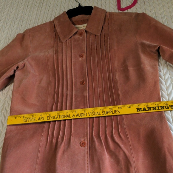 Margaret Godfrey leather suede jacket - Picture 10 of 11